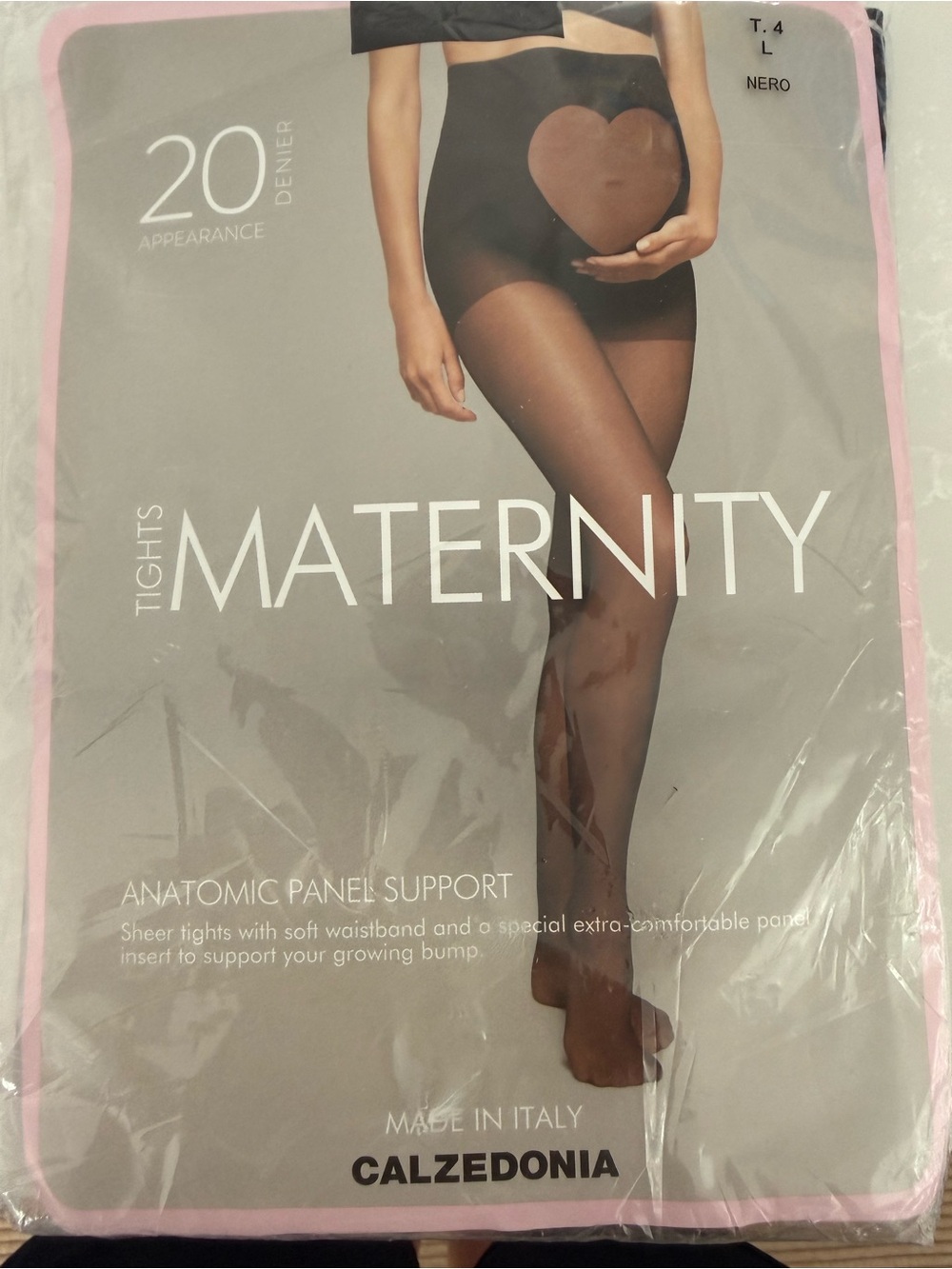Calzedonia Maternity 20 Denier Sheer Tights - Nero (Black)